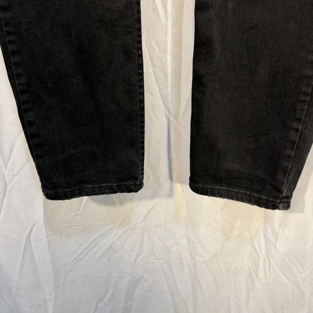 Levi's‎ 511 Jeans Tapered Leg Mens 36x30 Black Stretch Denim Light Distressed
